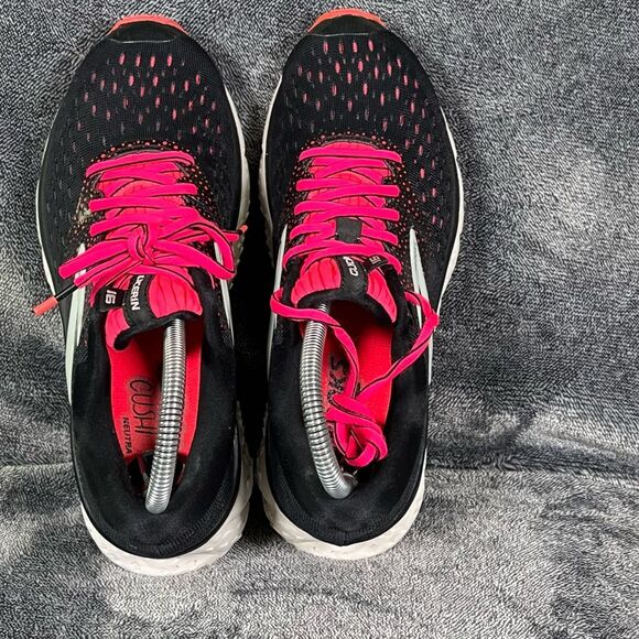 Brooks Glycerin 16 Running Shoe - Women's Size 7.5B, Black / Pink - Picture 5 of 8